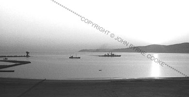 U.S. Destroyer in Tangier Bay