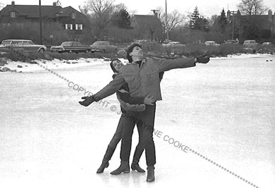 Dick and Mimi on ice